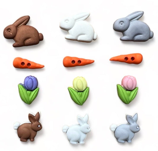 Buttons Galore and More Bunny Fun Craft Buttons