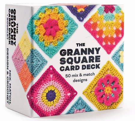 Granny Square Crochet Patterns Card Deck