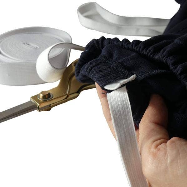 Madam Sew Fantastic Elastic - 5 Yards - Available in Two Colors - Choice of Black or White!
