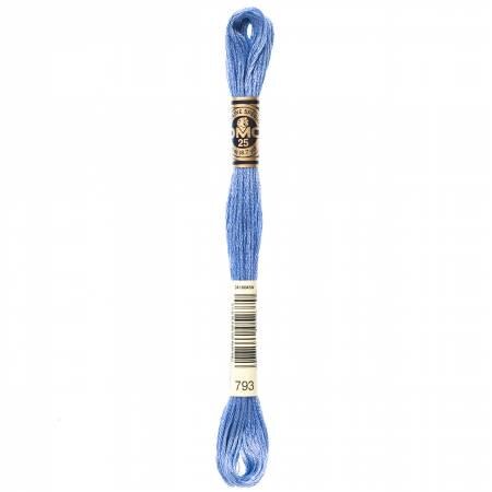 DMC Six Strand Embroidery Floss - 791 - 792 - 793 - 794 - 796 - 797 - 798 - 799 - 800