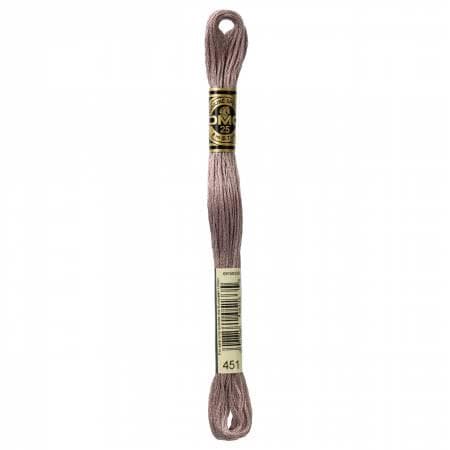 DMC Six Strand Embroidery Floss - 451 - 452 - 453