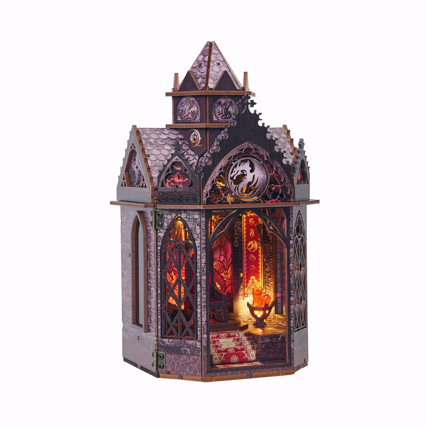 Hands Craft DIY Book Nook Kit: Ember Throne