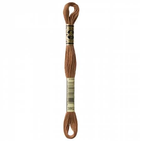 DMC Six Strand Embroidery Floss - 3857 - 3858 - 3859 - 3860 - 3861 - 3862 - 3863 - 3864 - 3865 - 3866