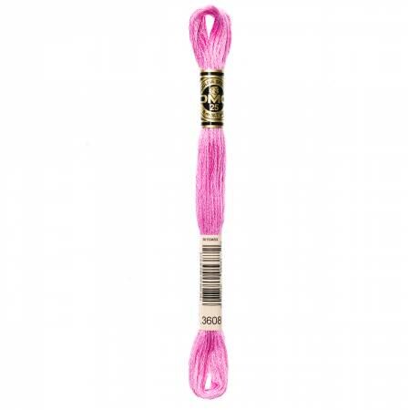 DMC Six Strand Embroidery Floss - 3607 - 3608 - 3609 - 3685 - 3687 - 3688 - 3689