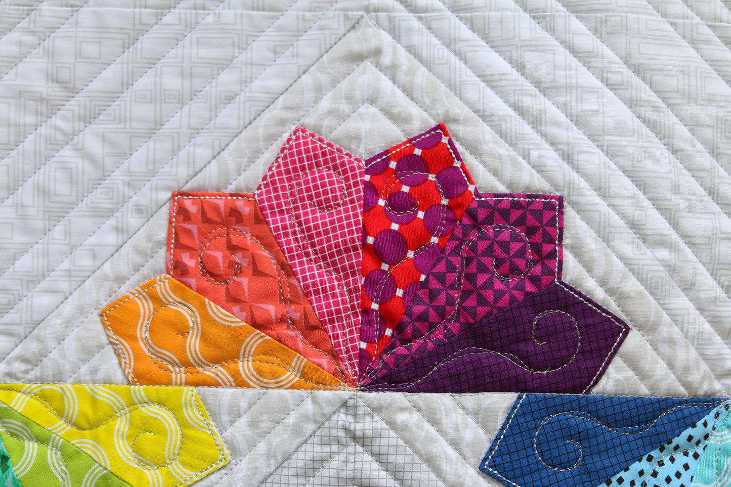 Mountain Rainbows Quilt Pattern By Flying Parrot