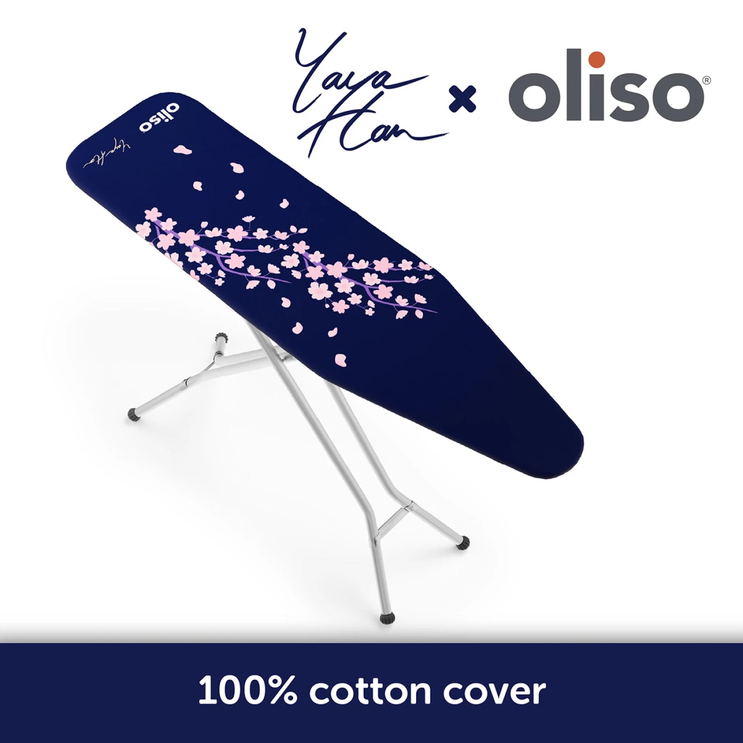 Oliso Ironing Board Cover - Yaya Han Cherry Blossom Edition