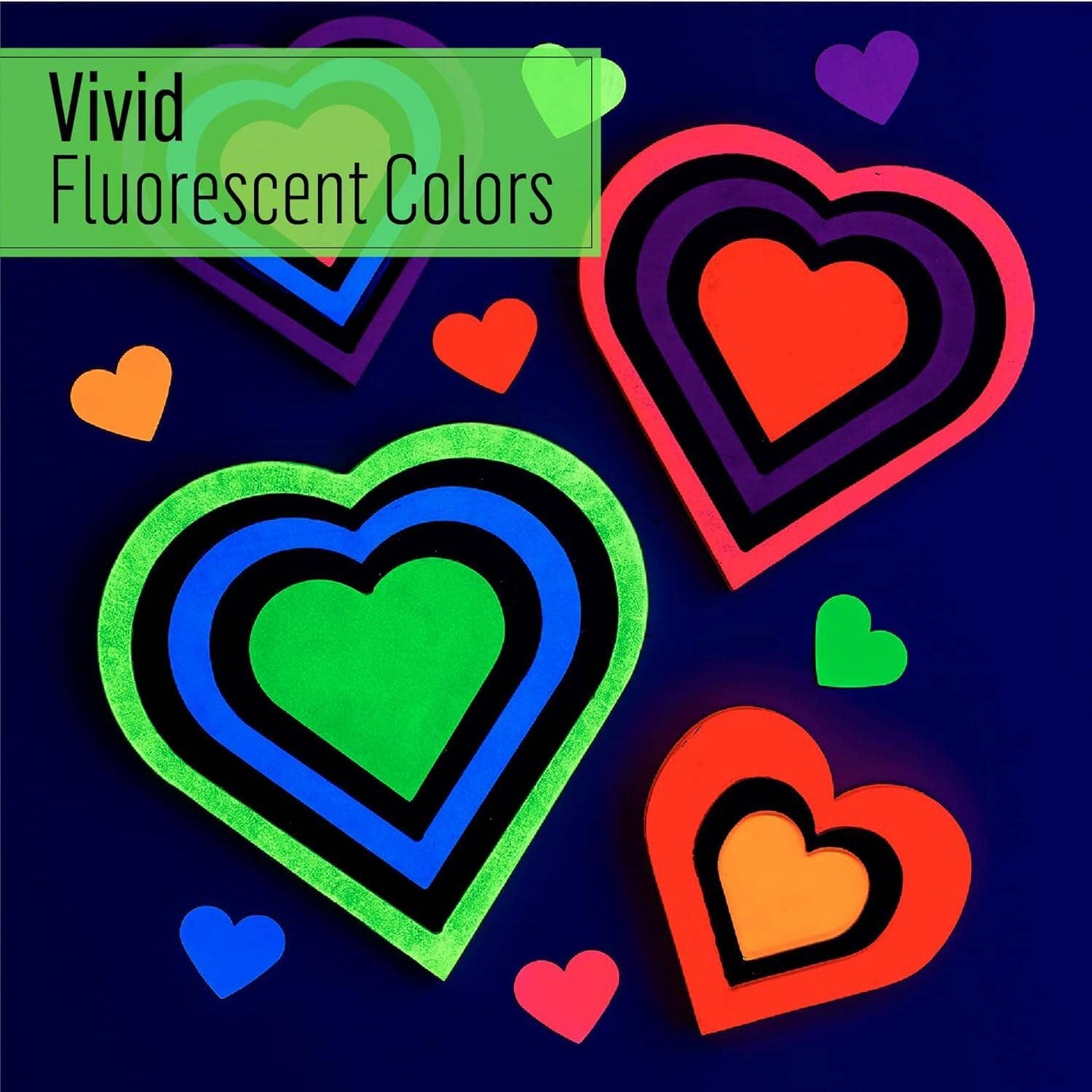 Plaid FolkArt Multi-Surface Neon Blacklight™ Acrylic Paint Set
