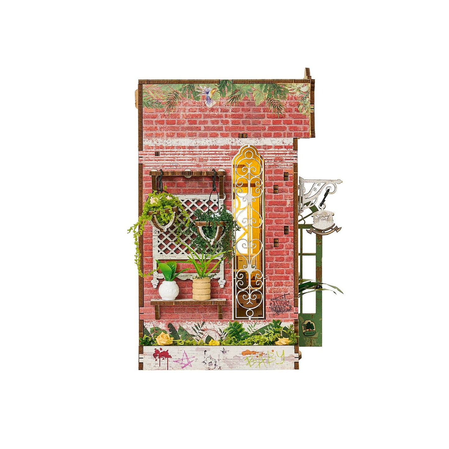 Hands Craft DIY Book Nook Kit: Flower Shop