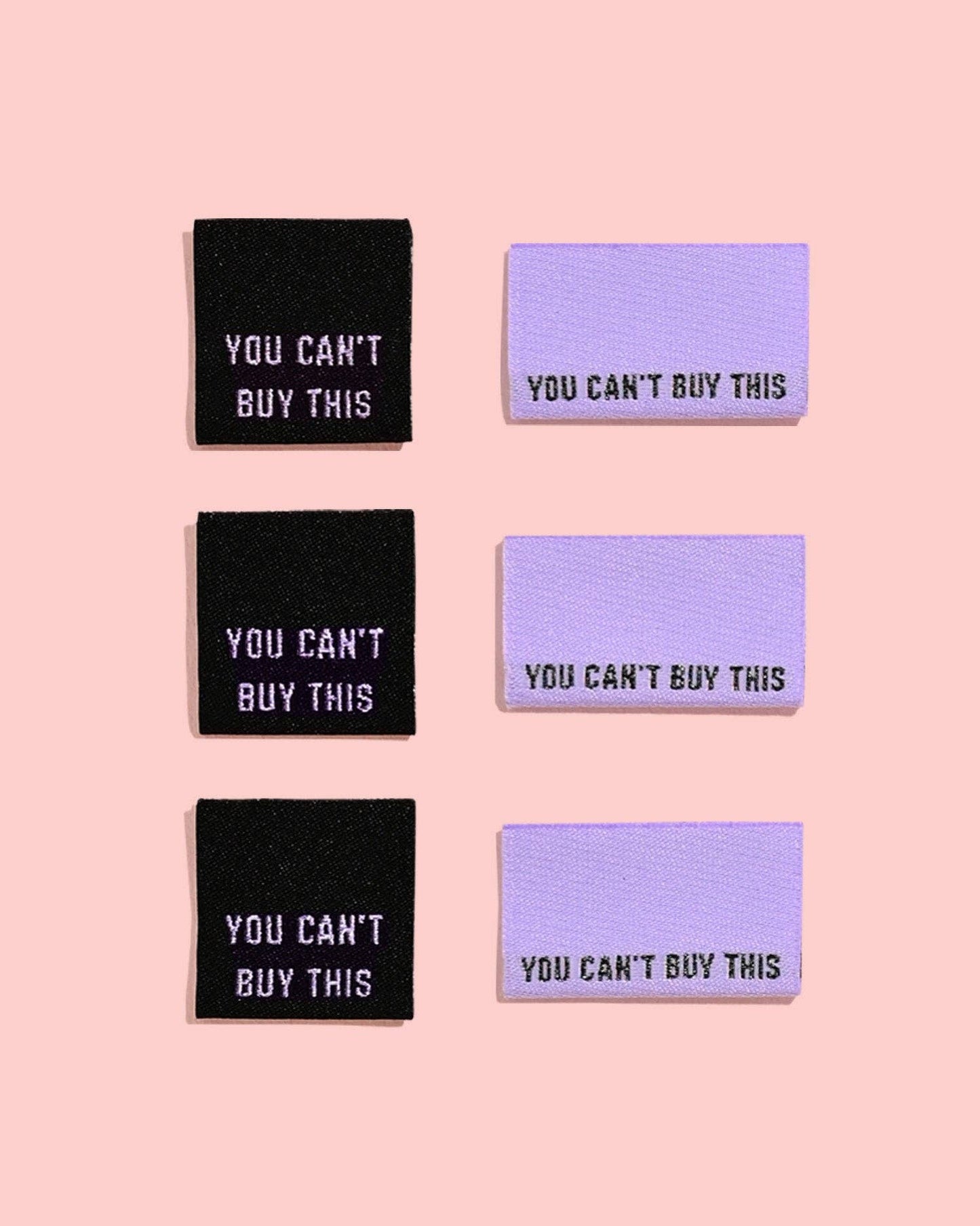 Kylie and the Machine You Can't Buy This (Metallic) Woven Labels