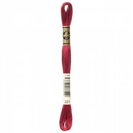 DMC Six Strand Embroidery Floss - 221 - 223 - 224 - 225