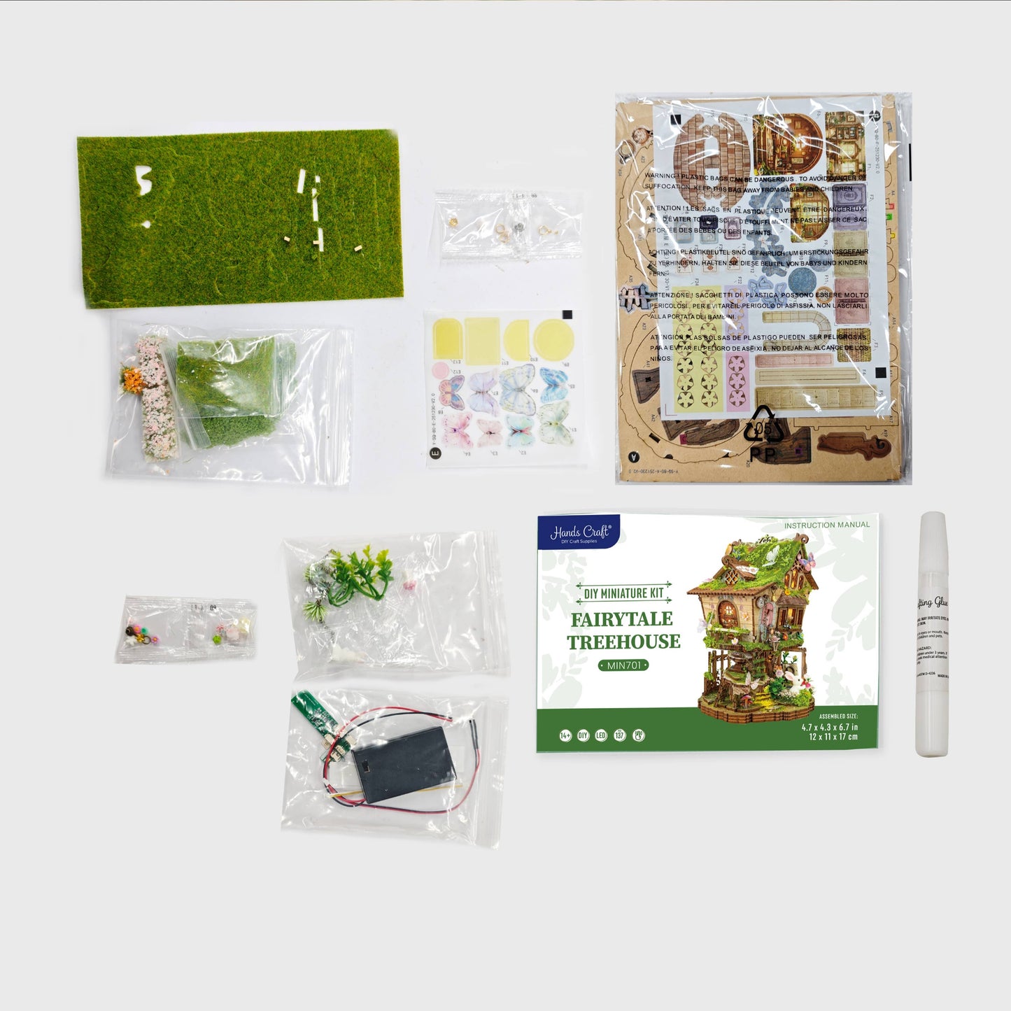 Hands Craft DIY Miniature House Kit: Fairytale Treehouse
