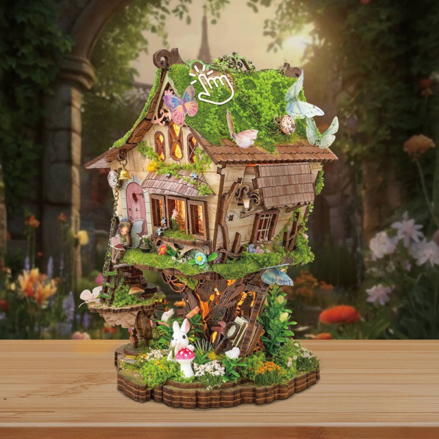 Hands Craft DIY Miniature House Kit: Fairytale Treehouse
