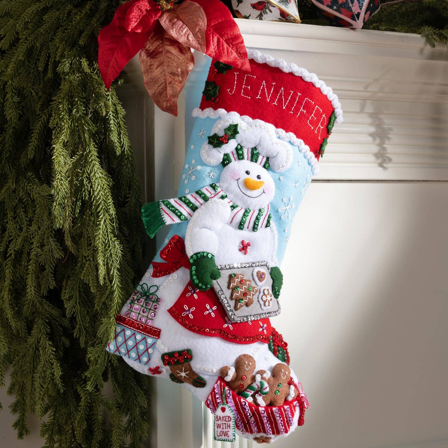 Bucilla® Felt Christmas Stocking Kit - Homemade Holiday Cheer