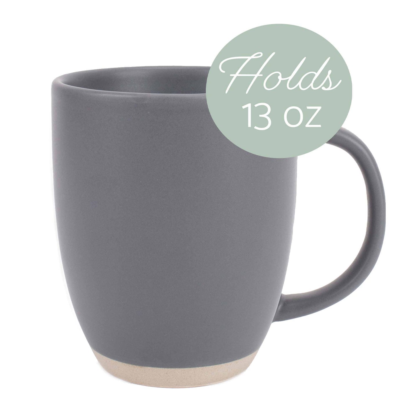 Mugs 4-Pk Raw Textured Bottom Cool Palette PRICE IS PER MUG