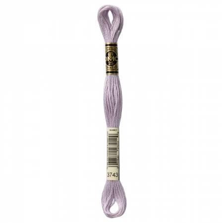 DMC Six Strand Embroidery Floss - 3740 - 3743 - 3746 - 3747 - 3750 - 3752 - 3753 - 3755