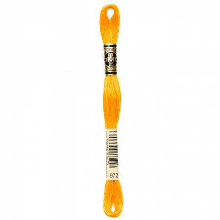 DMC Six Strand Embroidery Floss - 970 - 972 - 973 - 975 - 976 - 977