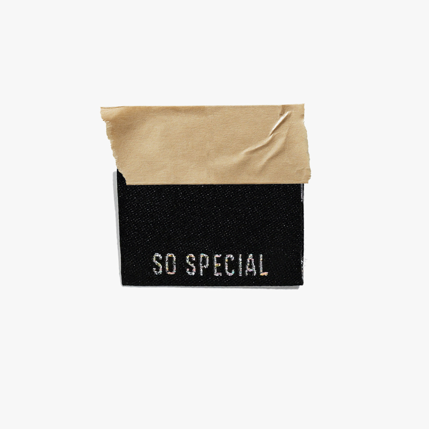 Kylie and the Machine - Metallic Side Seam (Black) Woven Labels