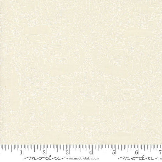 Moda - Woodland Wonder - Animals White on Cream - 48395 31