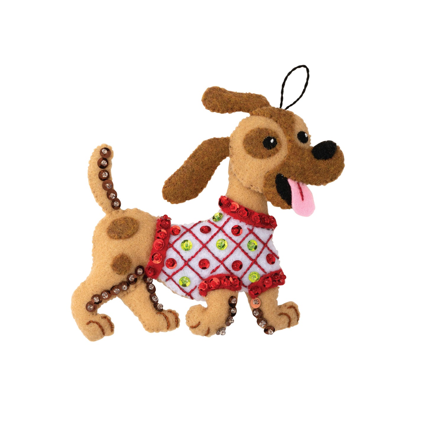 Bucilla ® Seasonal Felt Christmas Ornaments Kit Dogs in Ugly Sweaters