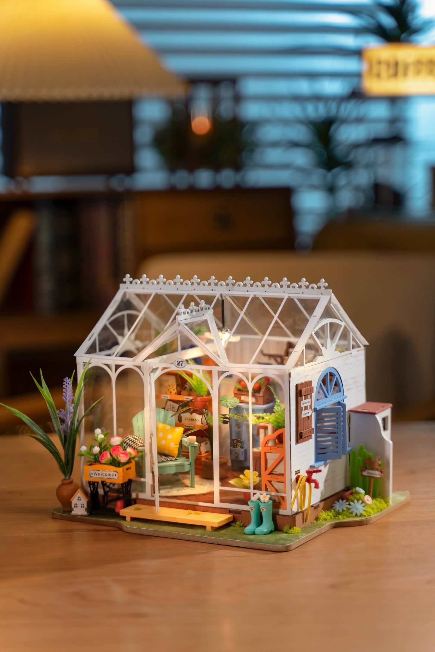 Hands Craft DIY Miniature House Kit: Dreamy Garden House