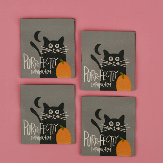 Kati Cupcake - Purr-fectly Impurr-fect - Designer Sewing Labels   