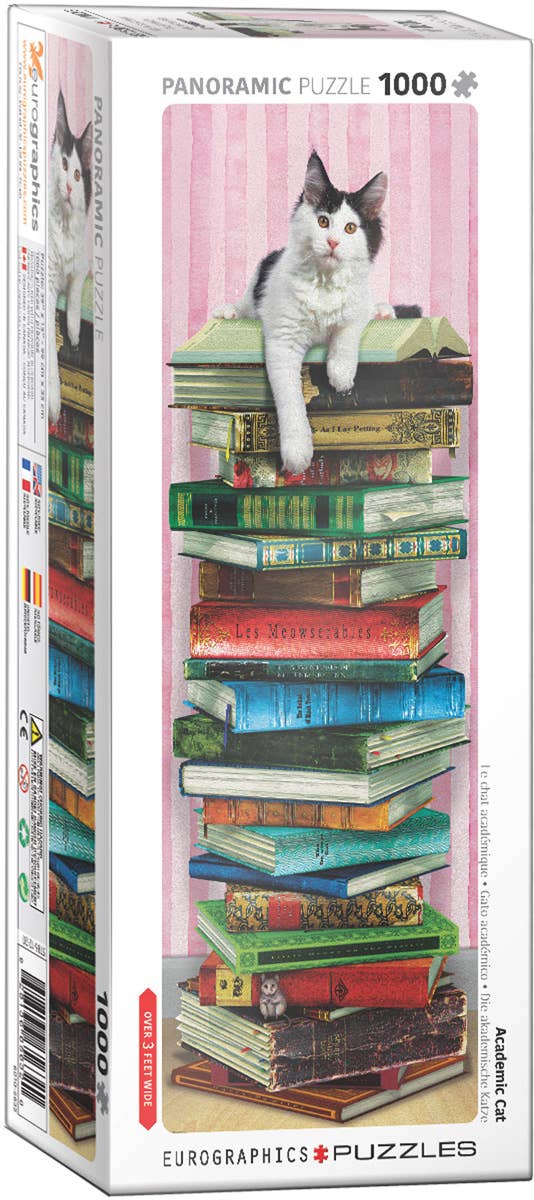 Eurographics Puzzles - Academic Cat Puzzle - 1000 Piece Puzzle