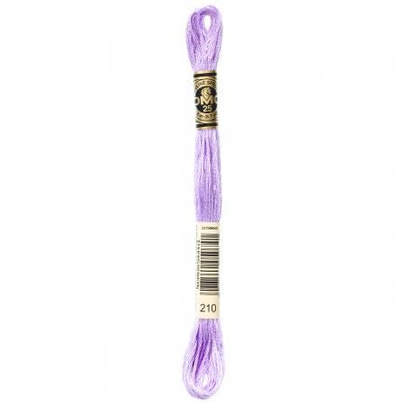 DMC Six Strand Embroidery Floss - 168 - 169 - 208 - 209 - 210 - 211
