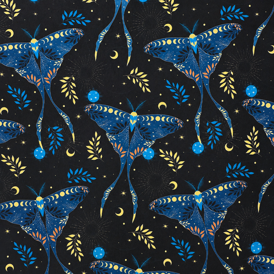 Sew Hungry Hippie - Luna Moth Custom Printed Vinyl – 18" x 54"