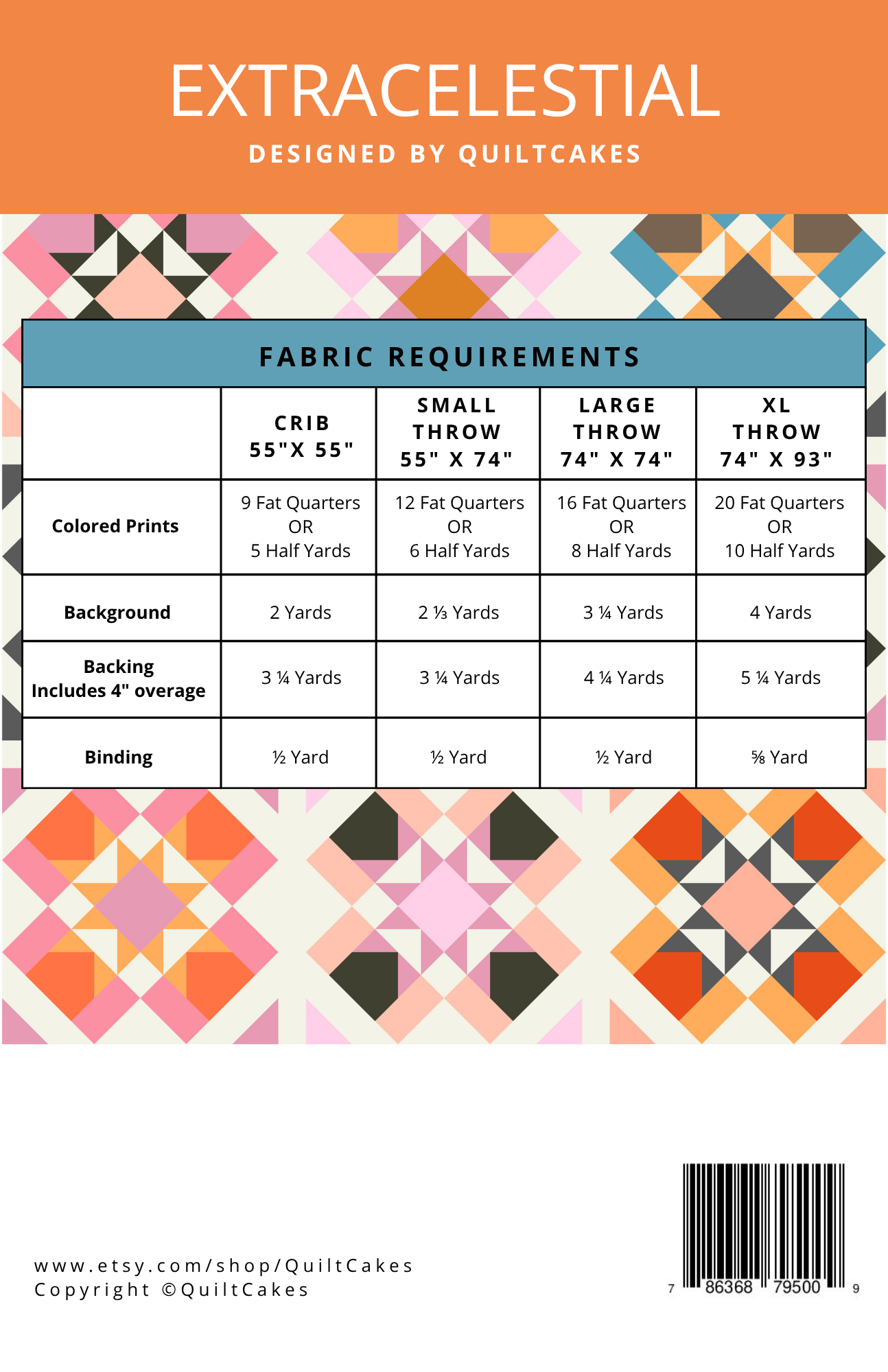 Extracelestial Quilt Pattern By QuiltCakes
