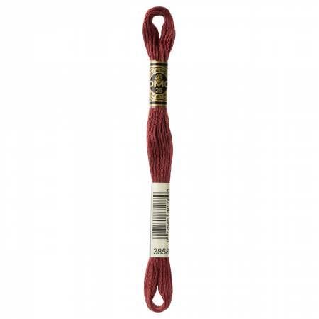 DMC Six Strand Embroidery Floss - 3857 - 3858 - 3859 - 3860 - 3861 - 3862 - 3863 - 3864 - 3865 - 3866