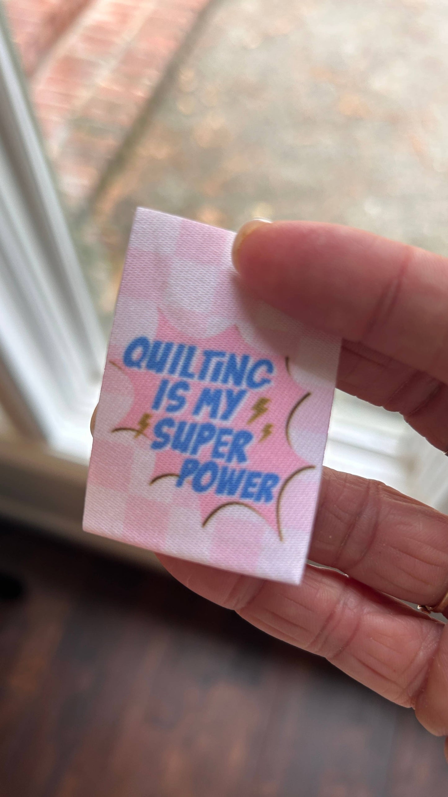 Kati Cupcake Super Power Designer Sewing Labels