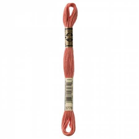 DMC Six Strand Embroidery Floss - 3770 - 3771 - 3772 - 3774 - 3776 - 3777 - 3778