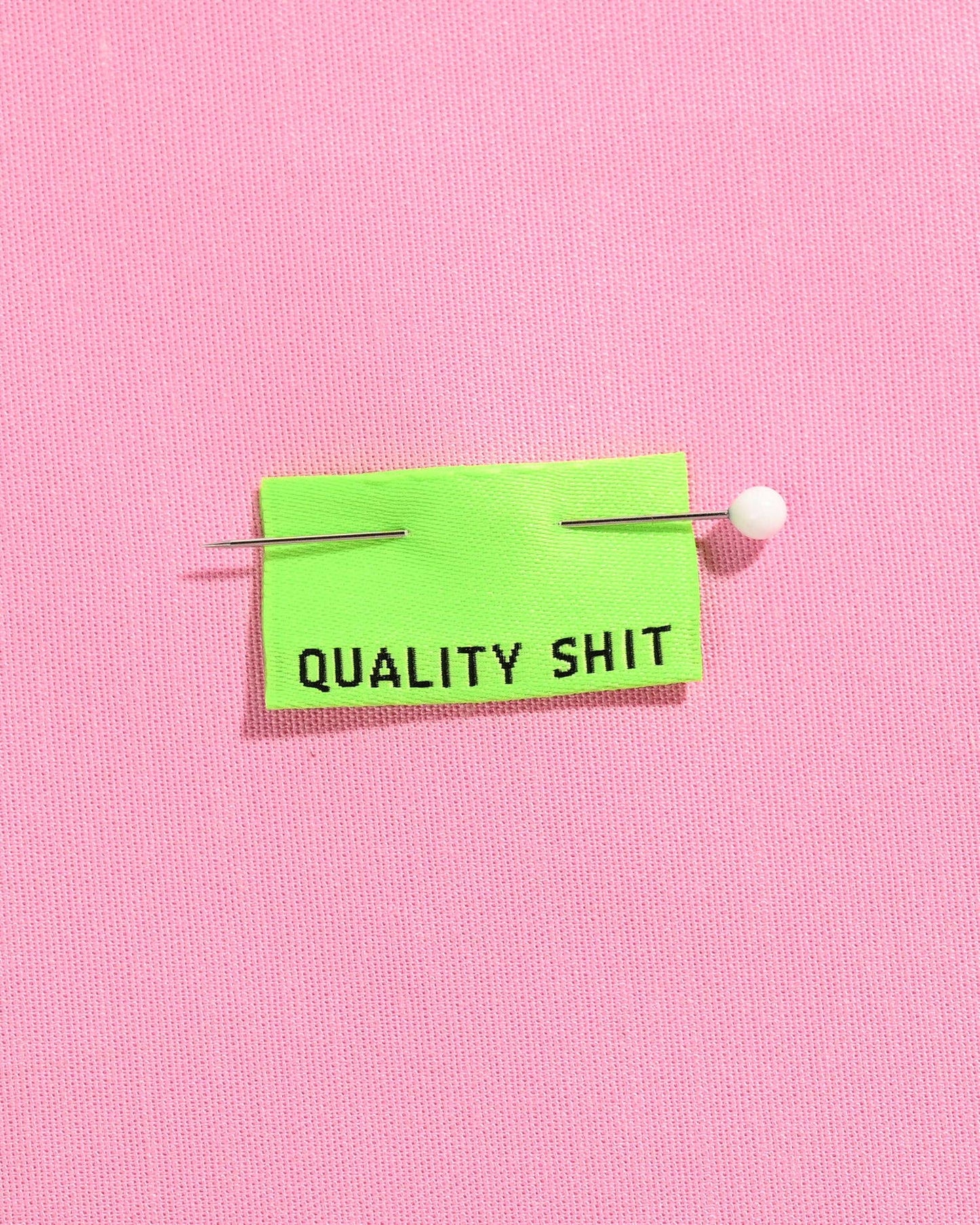 Kylie and the Machine Quality Shit Woven Labels (Neon) - 1 Pack