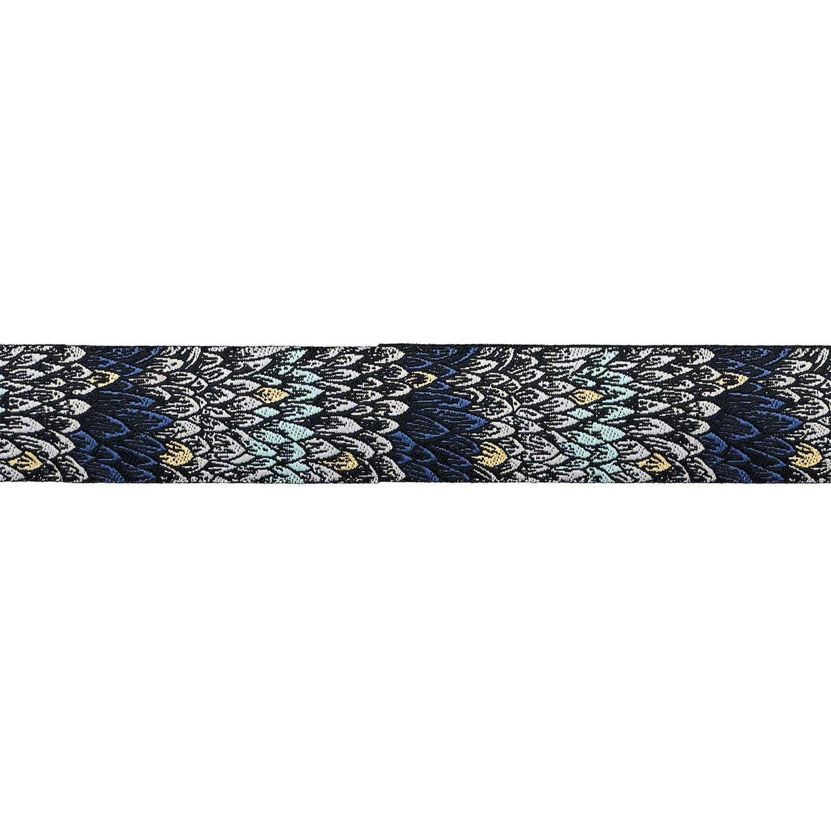 Renaissance Ribbons - Fire Glow - Scales - 7/8" width - by Sarah Watts - By The Yard