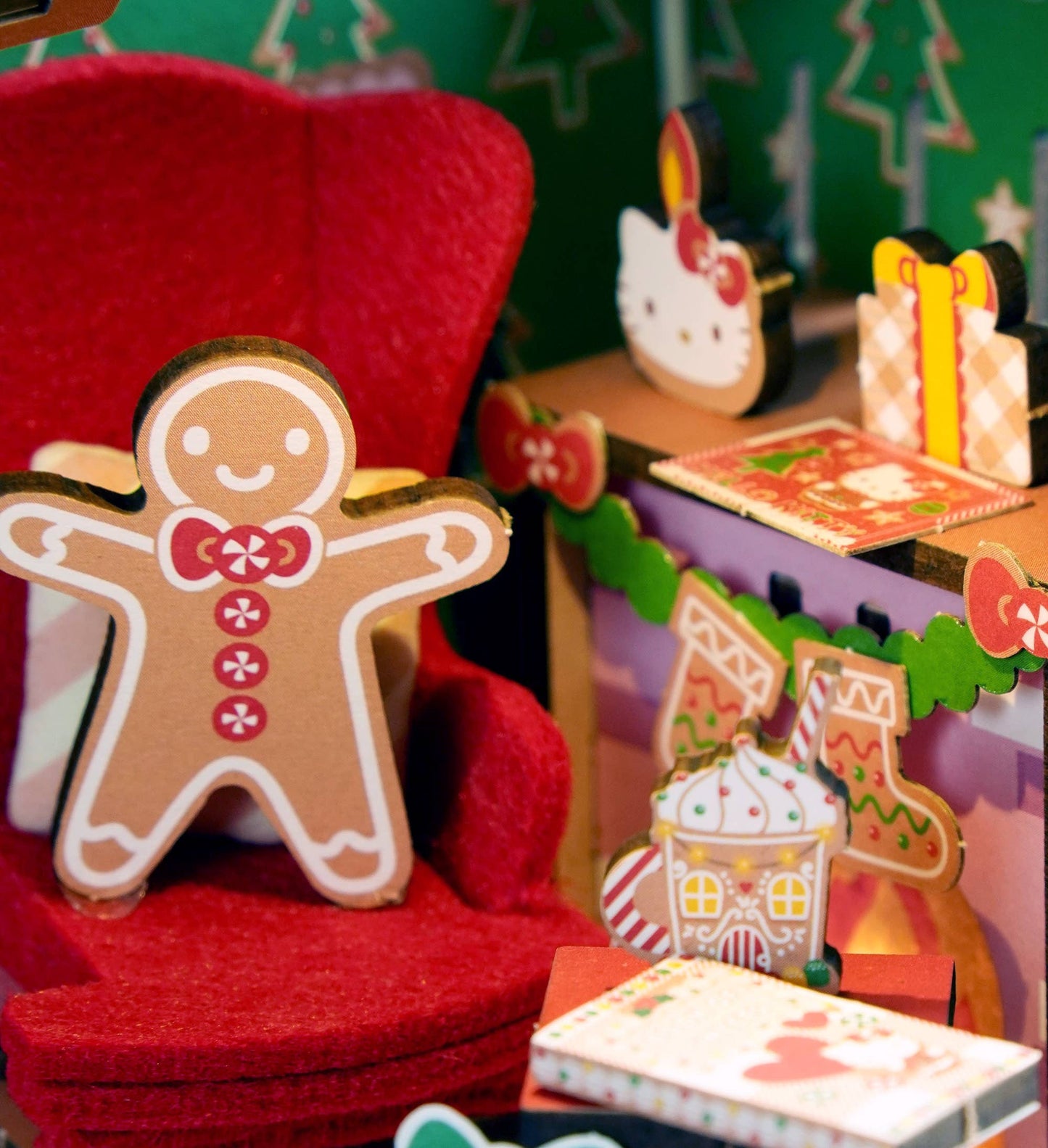 Hands Craft Hello Kitty® Gingerbread House - DIY Miniature House Kit