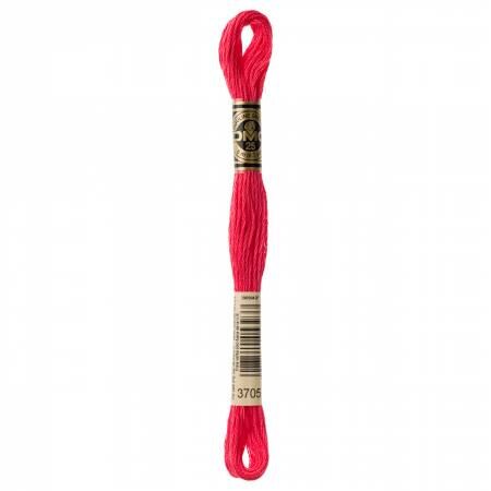 DMC Six Strand Embroidery Floss - 3705 - 3706 - 3712 - 3713 - 3716
