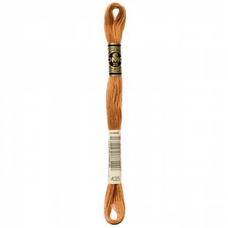 DMC Six Strand Embroidery Floss - 420 - 422 - 433 - 434 - 435 - 436 - 437 - 444 - 445