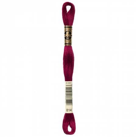 DMC Six Strand Embroidery Floss - 814 - 815 - 816 - 817 - 818 - 819