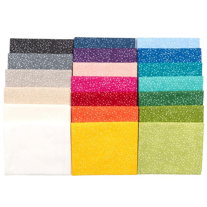 Moda - Dotty Thatched Rainbow Charm Pack
