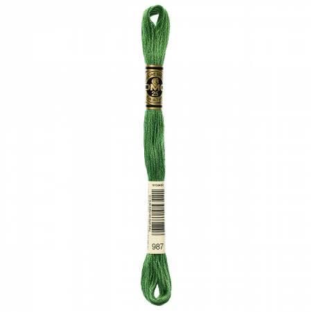 DMC Six Strand Embroidery Floss - 986 - 987 - 988 - 989 - 991 - 992 - 993 - 995 - 996