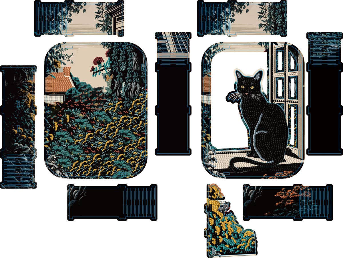 Diamond Dotz - April Cat Shadow Box Kit