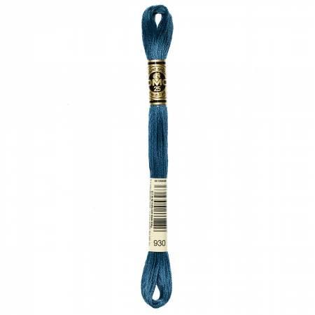 DMC Six Strand Embroidery Floss - 924 - 926 - 927 - 928 - 930 - 931 - 932