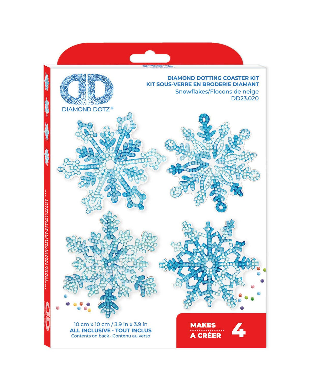 Diamond Dotz - Coasters Kit - Snowflakes