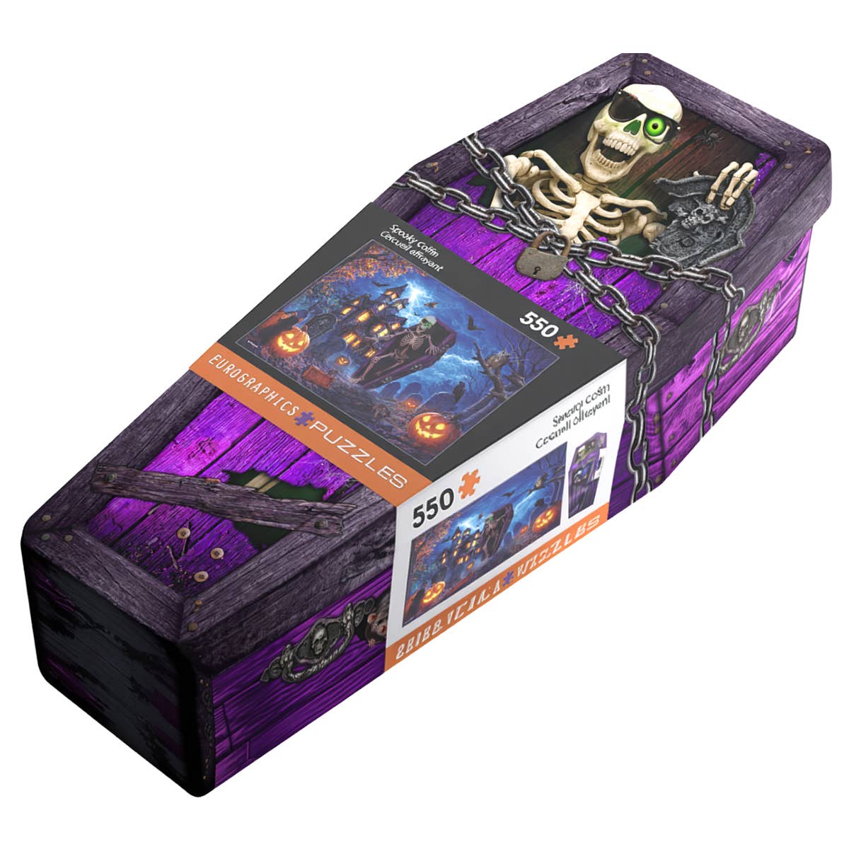 Eurographics Puzzles USA - Spooky Coffin - Puzzle Tin