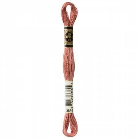 DMC Six Strand Embroidery Floss - 3857 - 3858 - 3859 - 3860 - 3861 - 3862 - 3863 - 3864 - 3865 - 3866