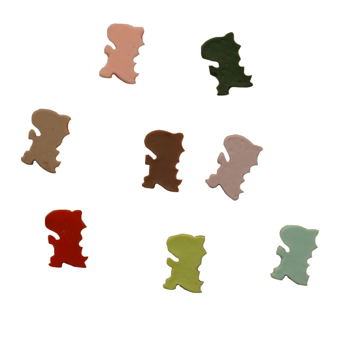 Buttons Galore and More Extinct Flat Backz Embellishment Set