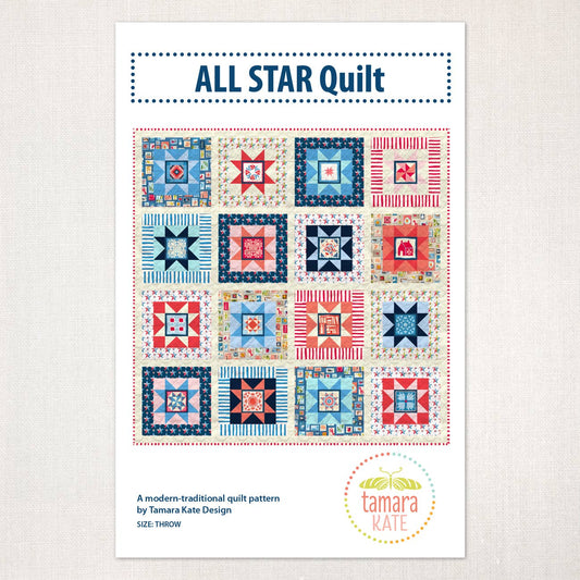 All Star Quilt Pattern By Tamara Kate Designs