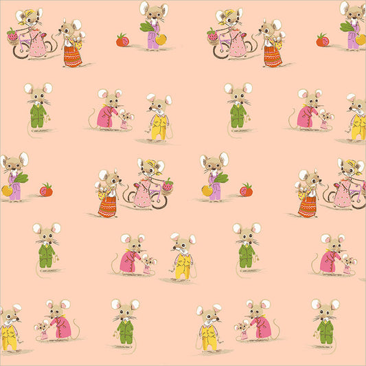 Windham - Heather Ross - Heather Ross Favorites - Country Mouse / City Mouse - 50897D-2 Blush - Ships June 2026