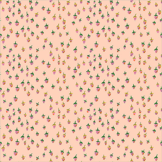 Windham - Heather Ross - Heather Ross Favorites - Field Strawberries Fruits - 50899D-2 Blush - Ships June 2026