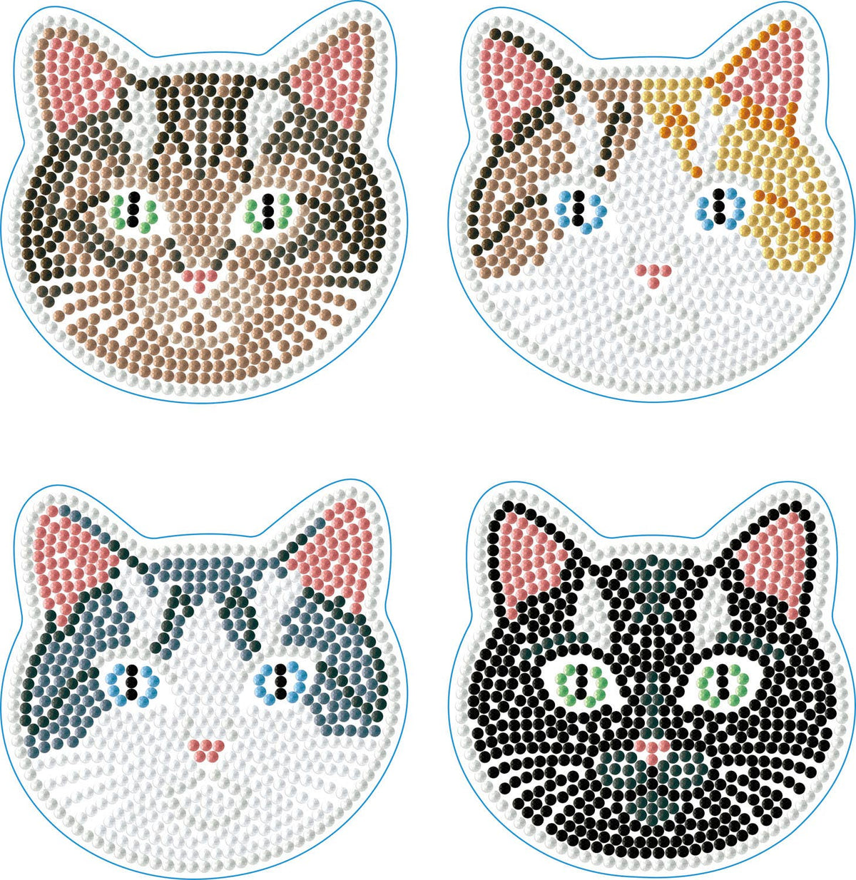 Diamond Dotz - Coasters Kit - Cats